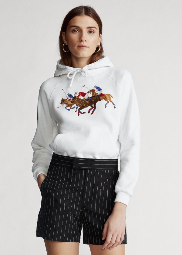 Polo Ralph Lauren Fleece Hættetrøje Dame Danmark (CDIQP4812)